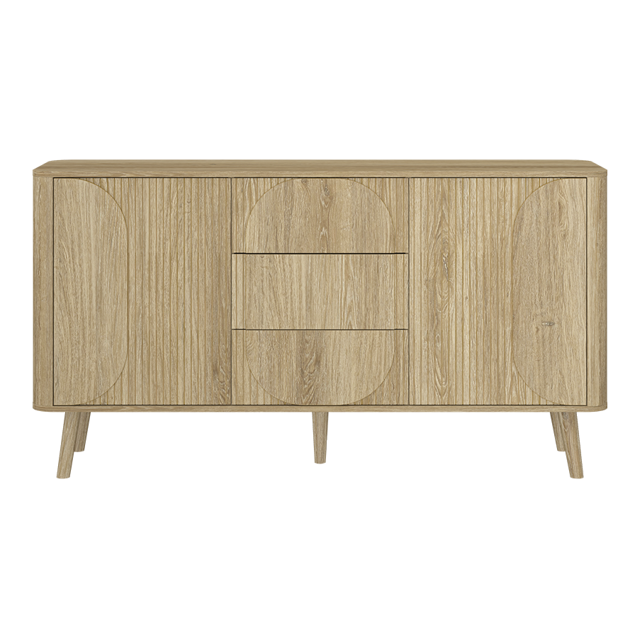 Lunara 2-Door 3-Drawer Chest